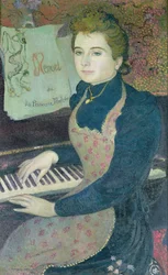 Marthe au piano ou, Menuet de la princesse Maleine, 1891